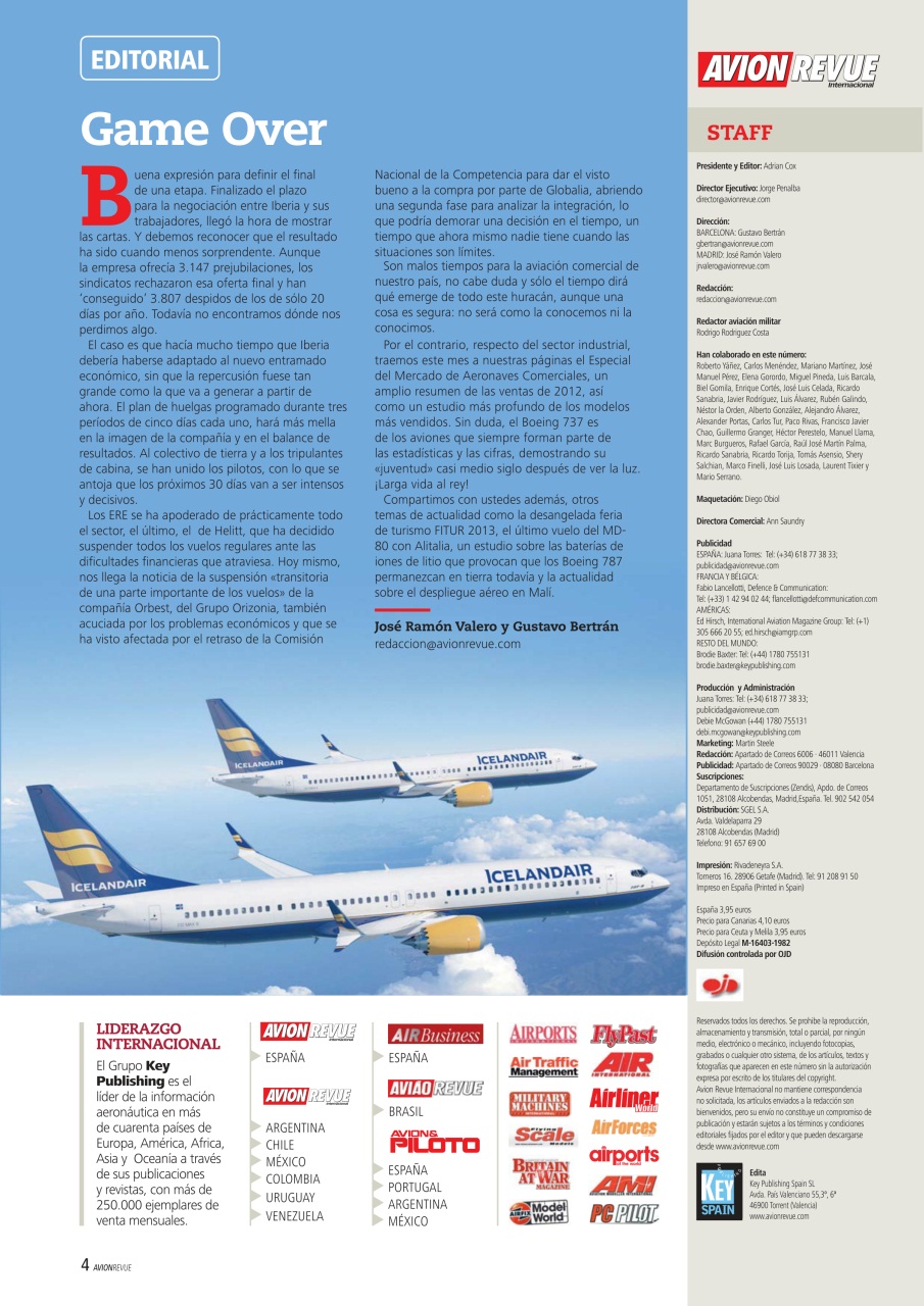 Avion Revue Internacional Preview Pages