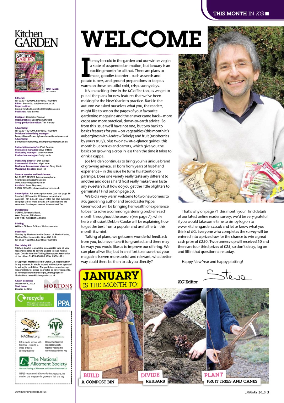 Kitchen Garden Magazine Preview Pages