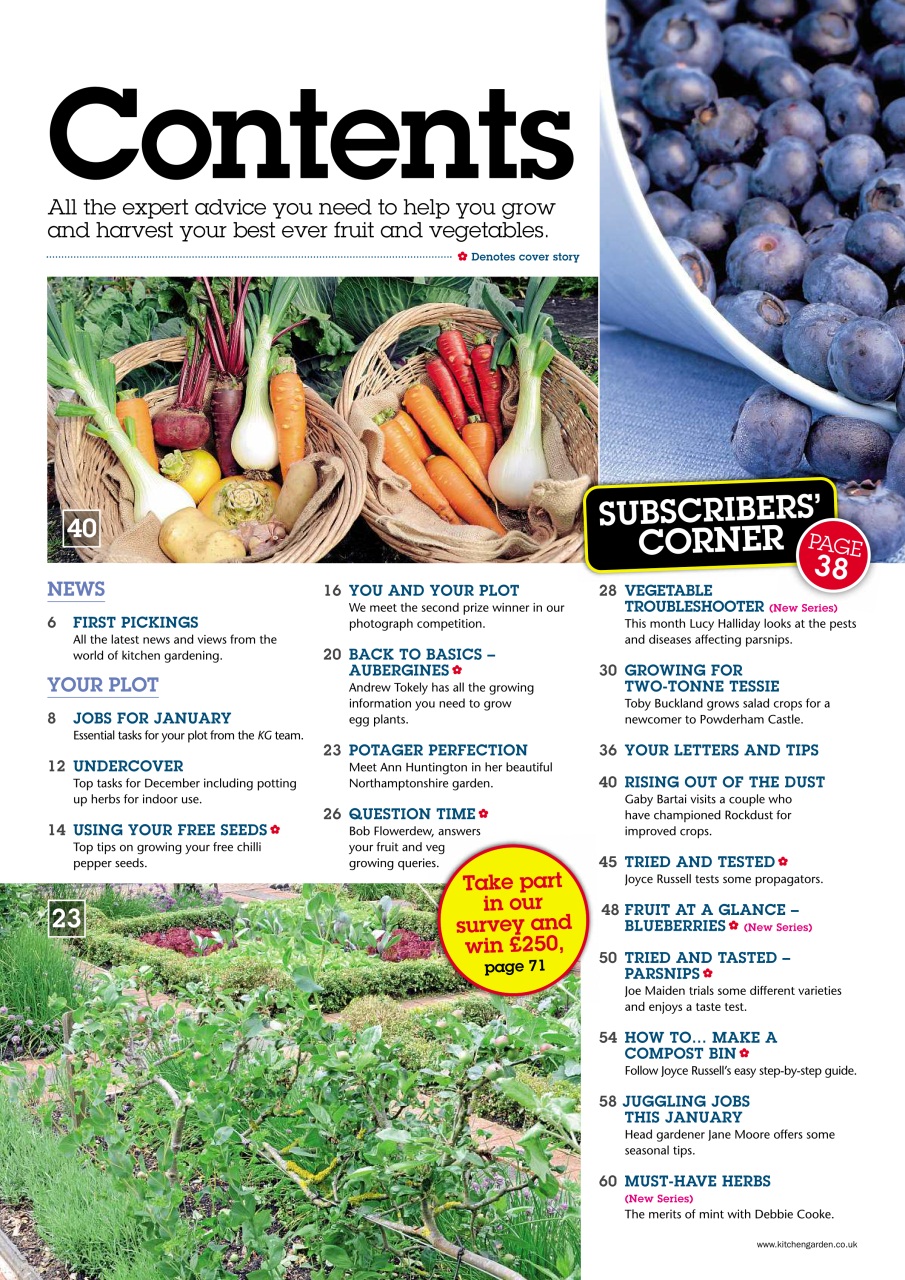 Kitchen Garden Magazine Preview Pages