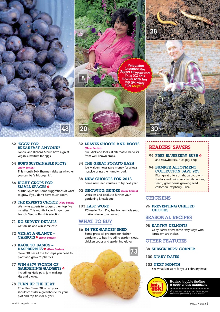 Kitchen Garden Magazine Preview Pages