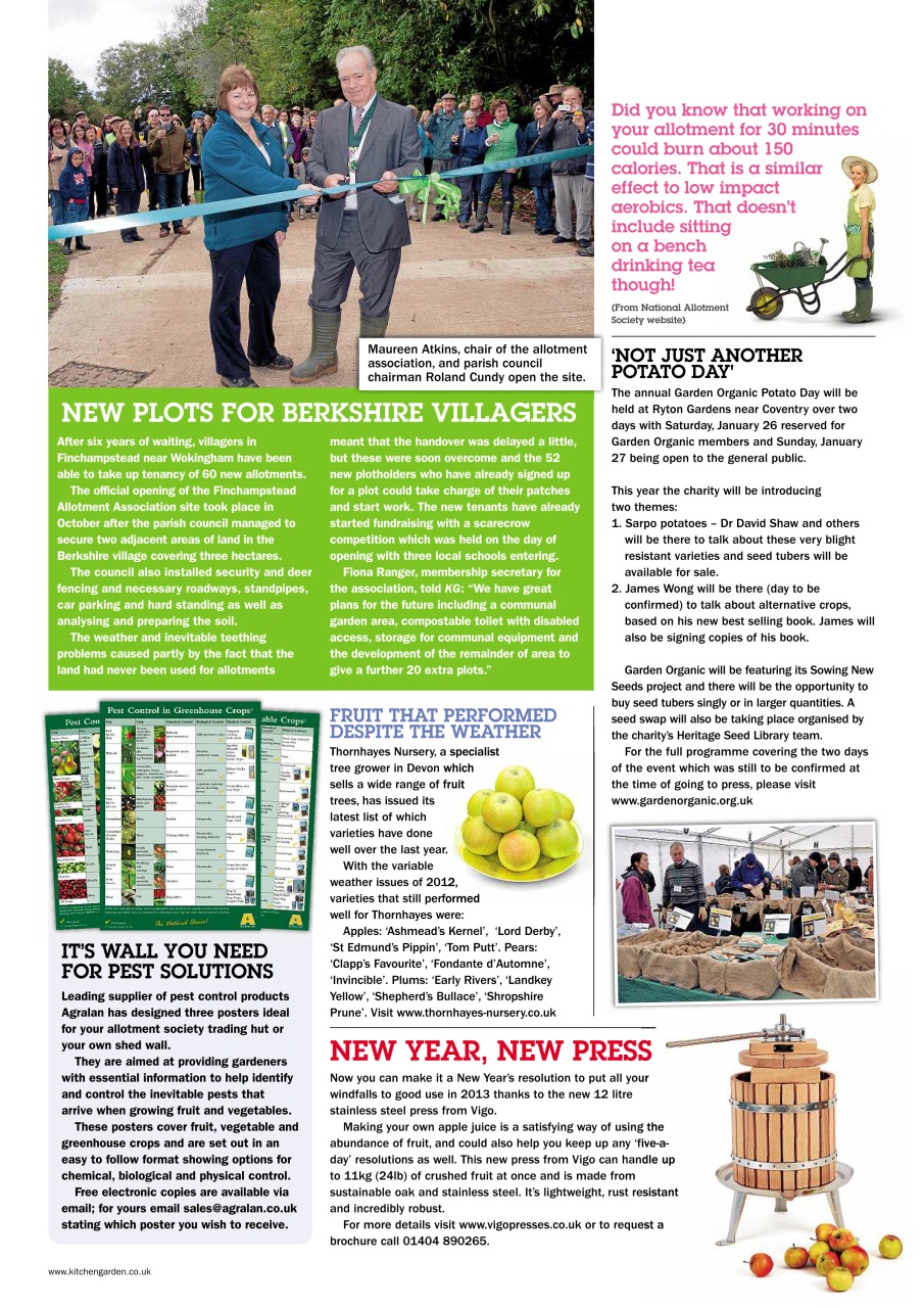 Kitchen Garden Magazine Preview Pages