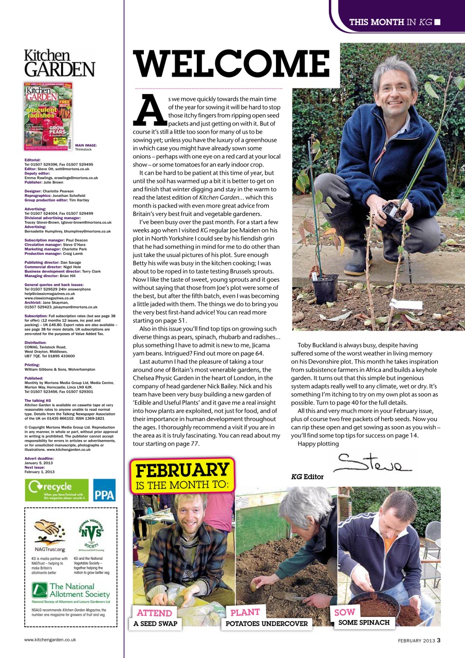 Kitchen Garden Magazine Preview Pages