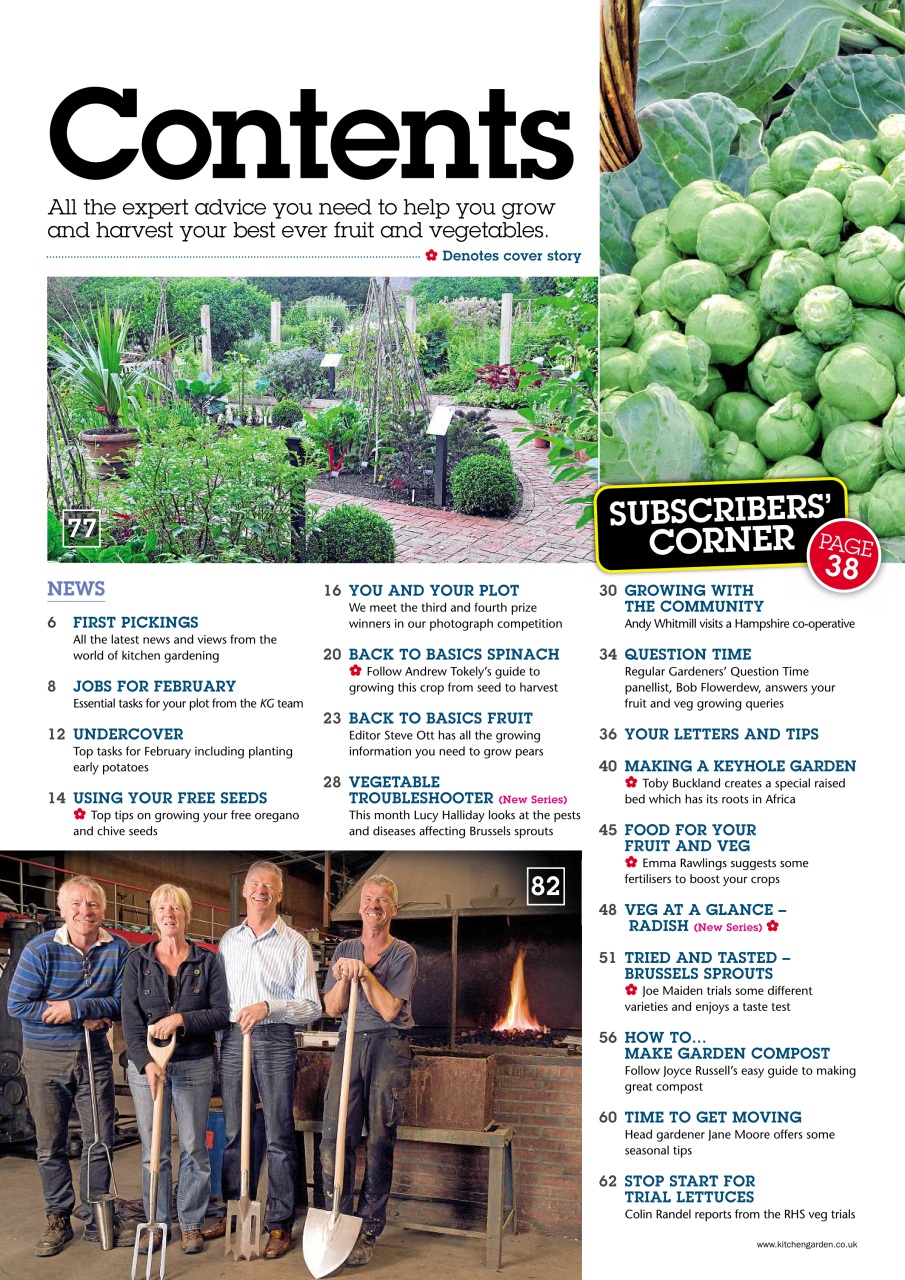 Kitchen Garden Magazine Preview Pages