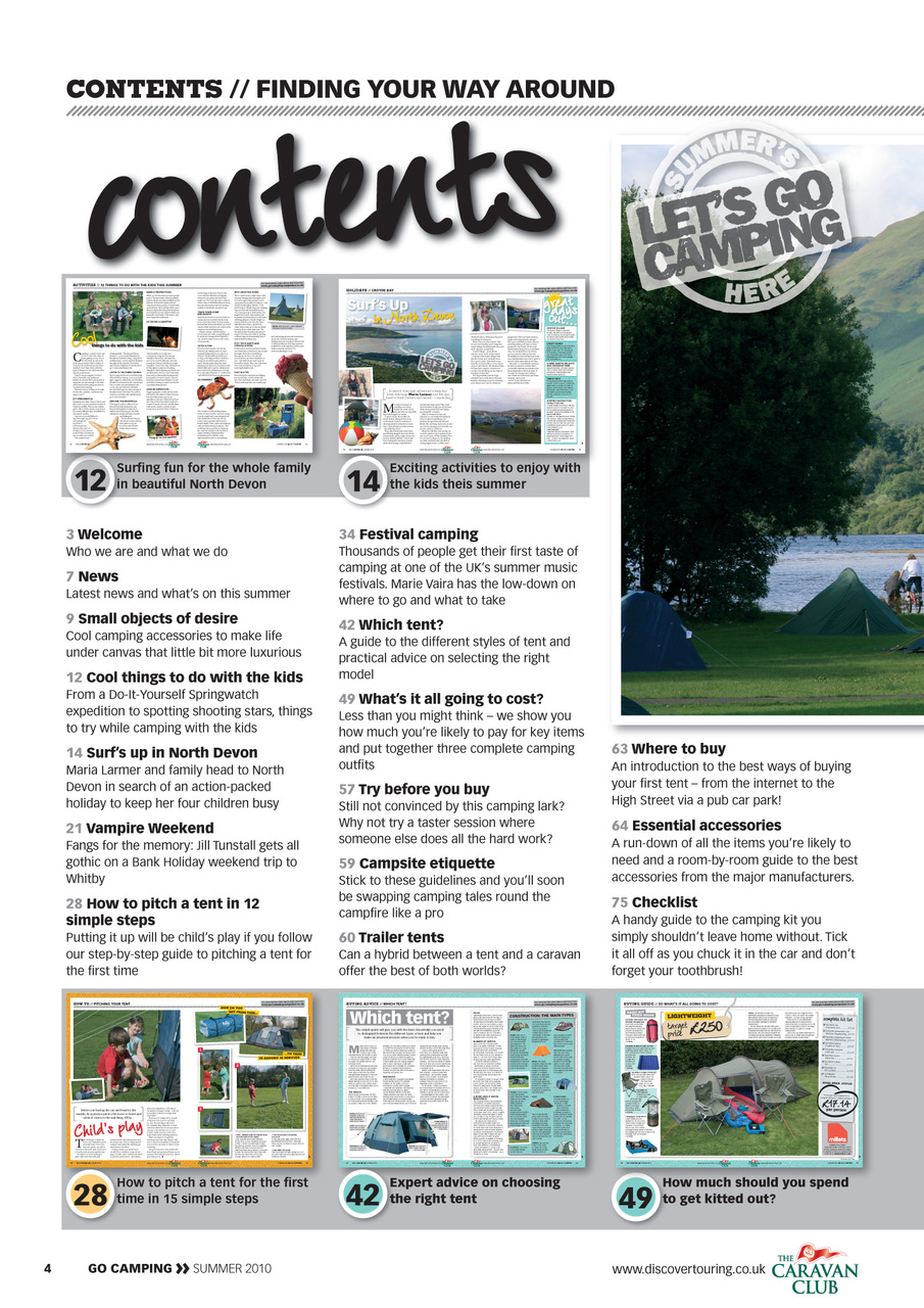 Go Camping Preview Pages