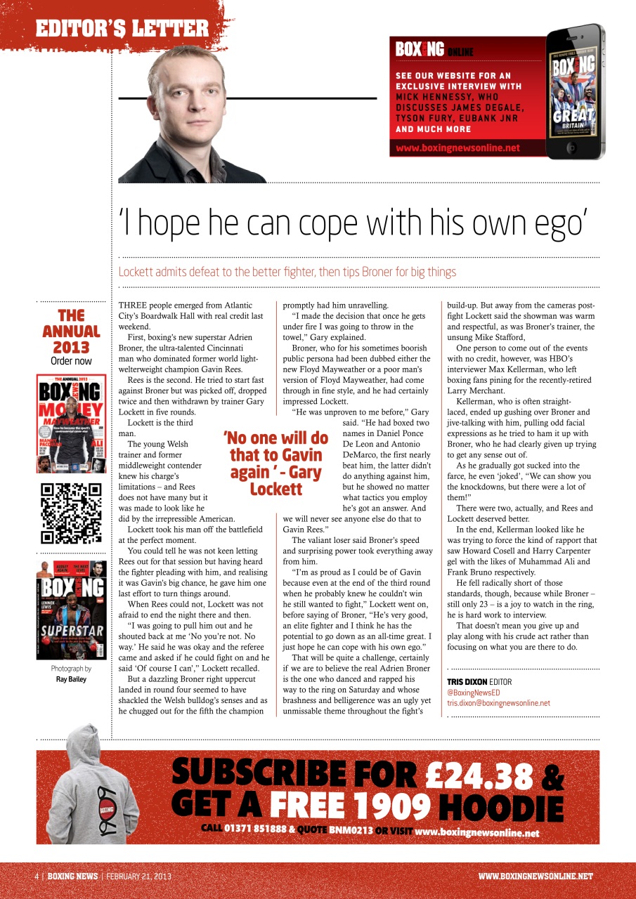 Boxing News Preview Pages
