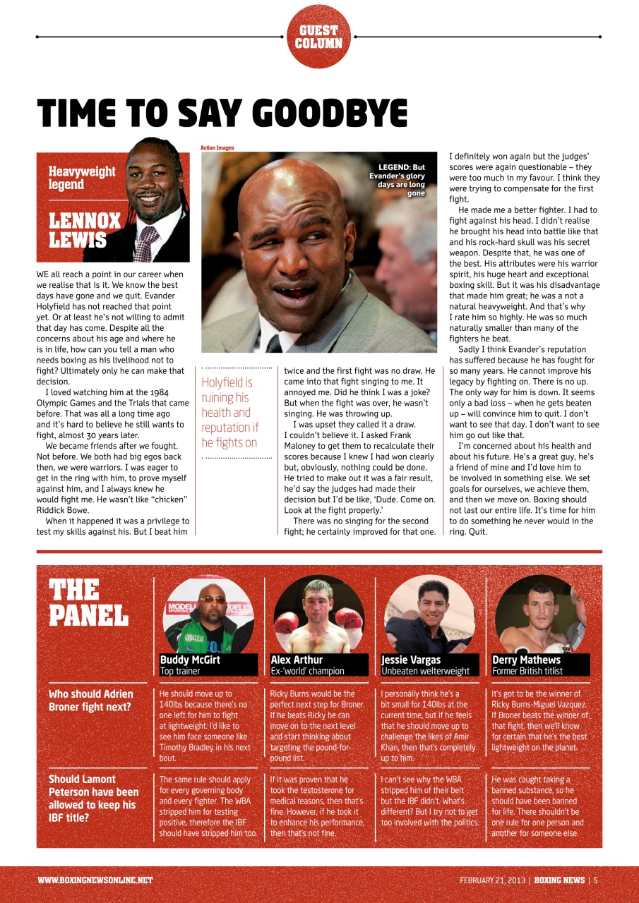 Boxing News Preview Pages