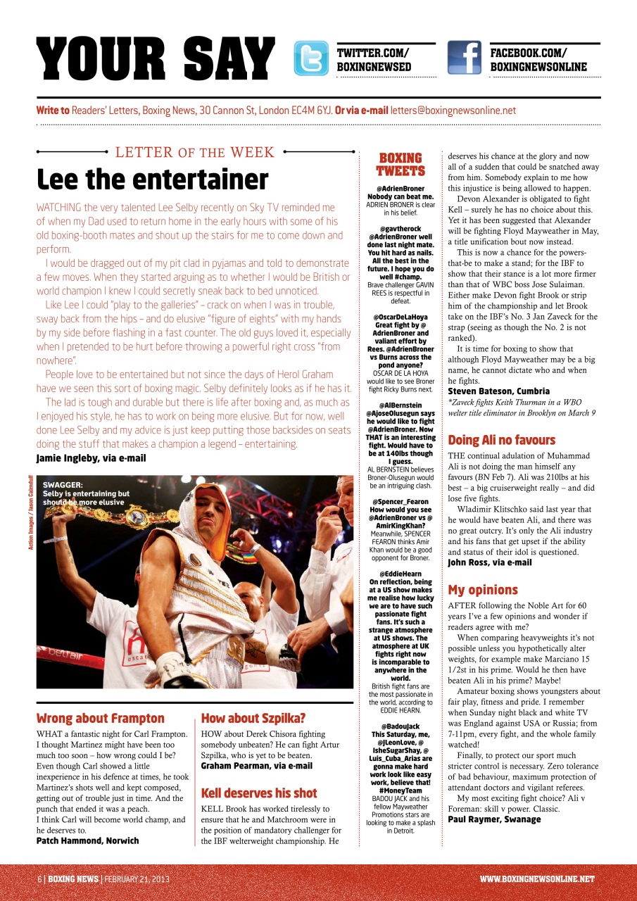 Boxing News Preview Pages