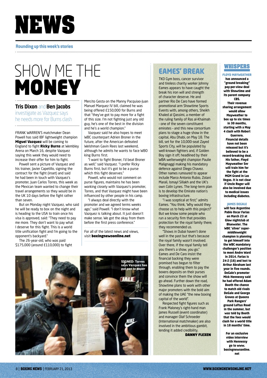 Boxing News Preview Pages