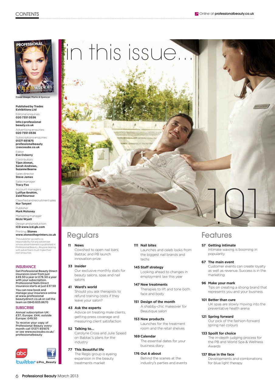 Professional Beauty Preview Pages