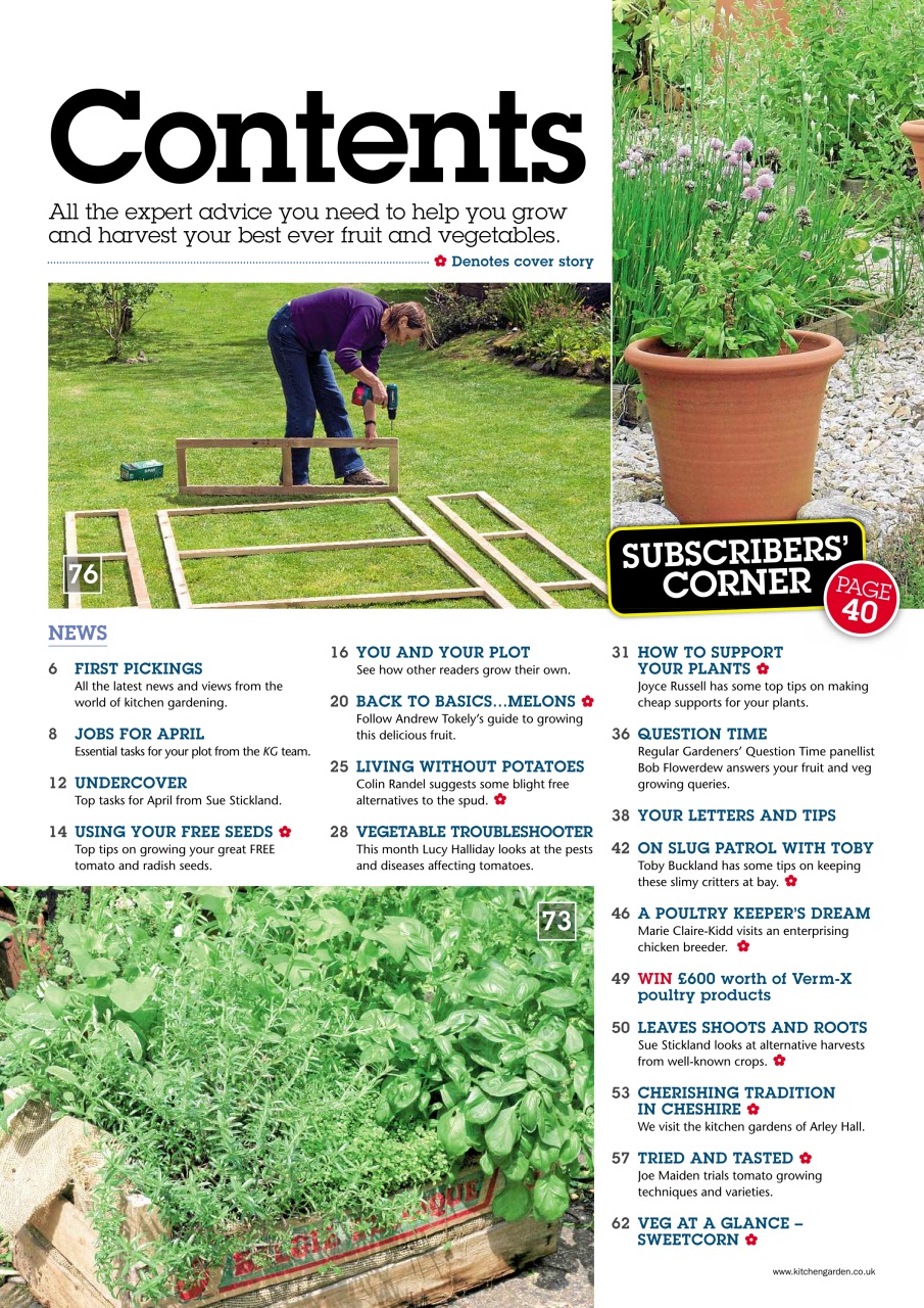 Kitchen Garden Magazine Preview Pages