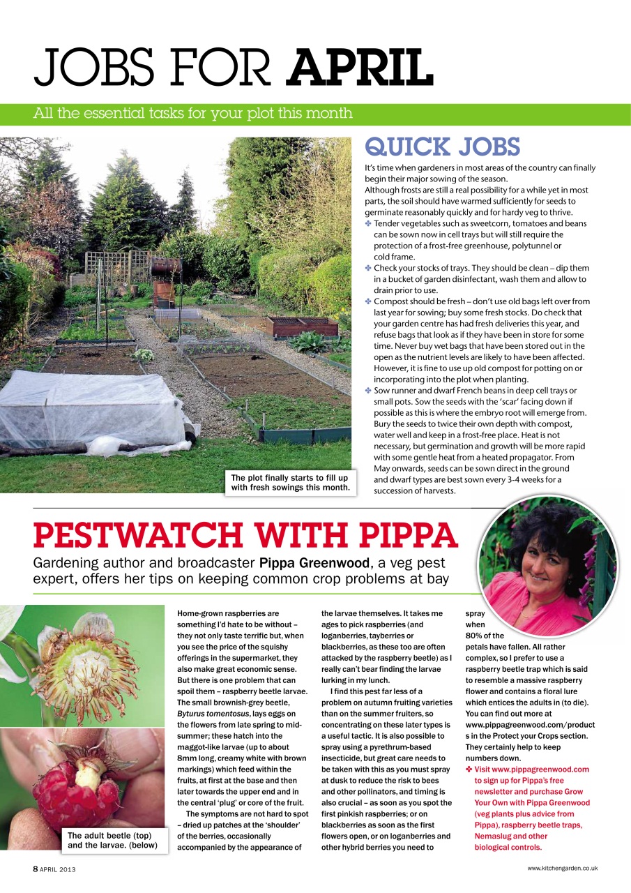 Kitchen Garden Magazine Preview Pages