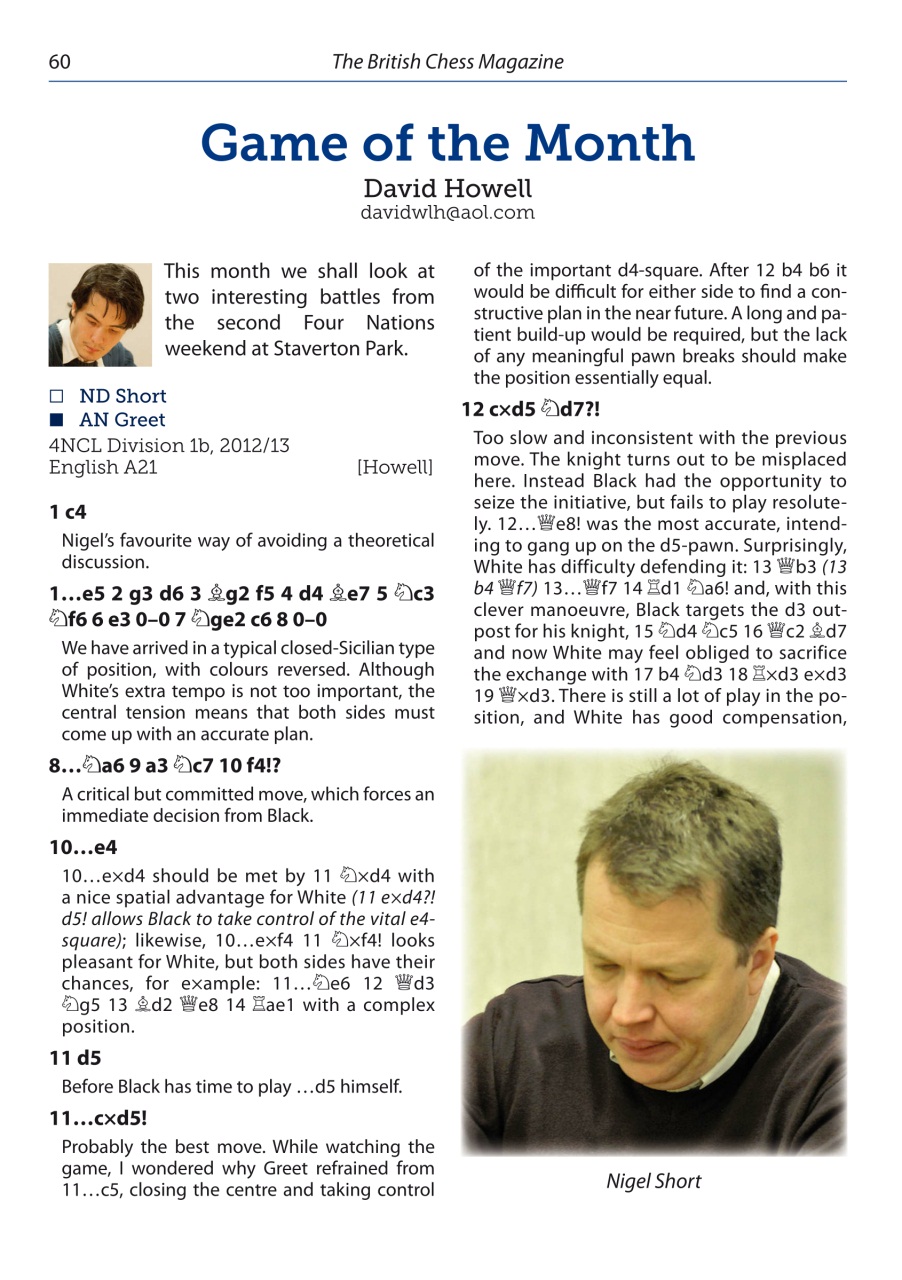British Chess Magazine Preview Pages