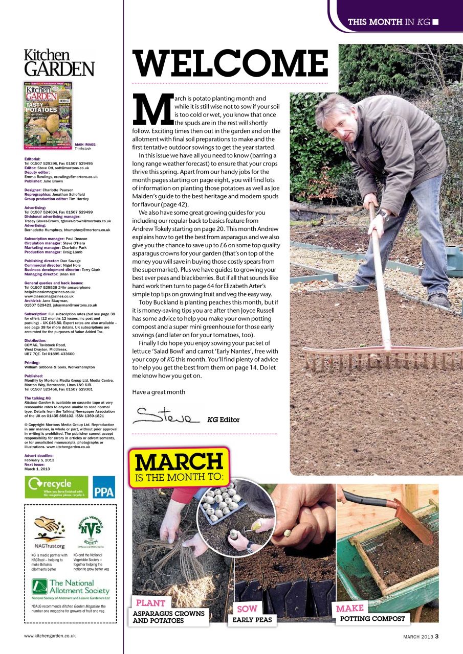 Kitchen Garden Magazine Preview Pages