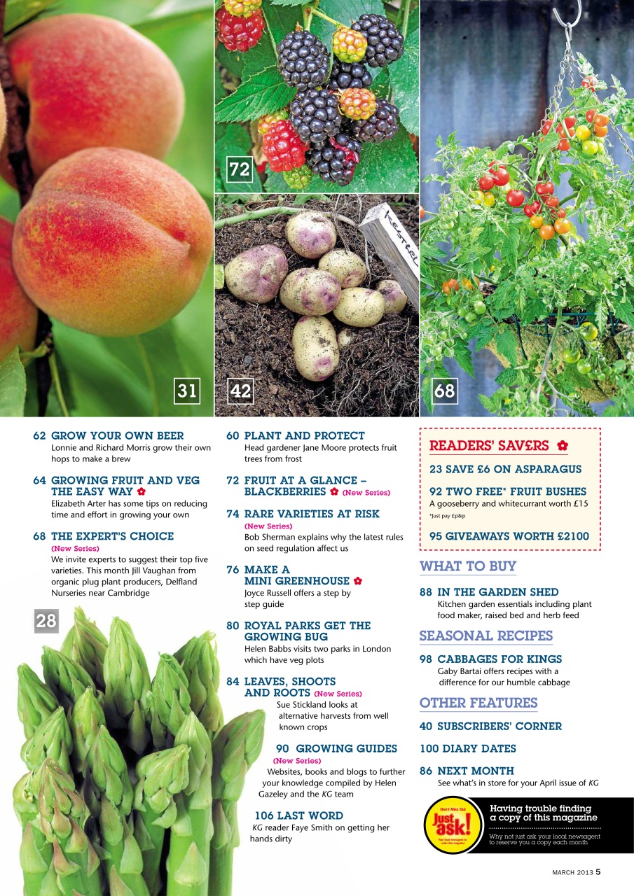 Kitchen Garden Magazine Preview Pages