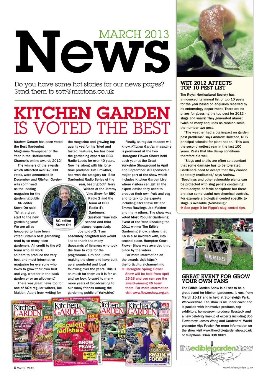 Kitchen Garden Magazine Preview Pages