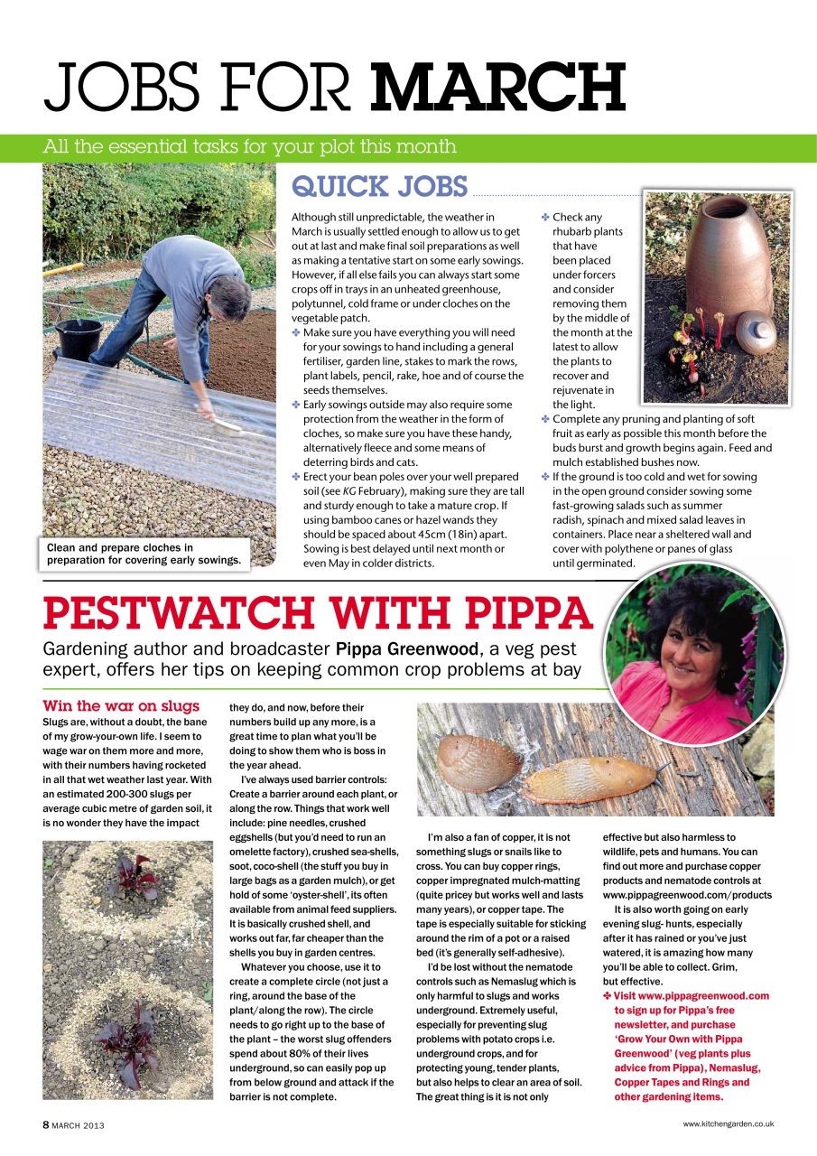 Kitchen Garden Magazine Preview Pages