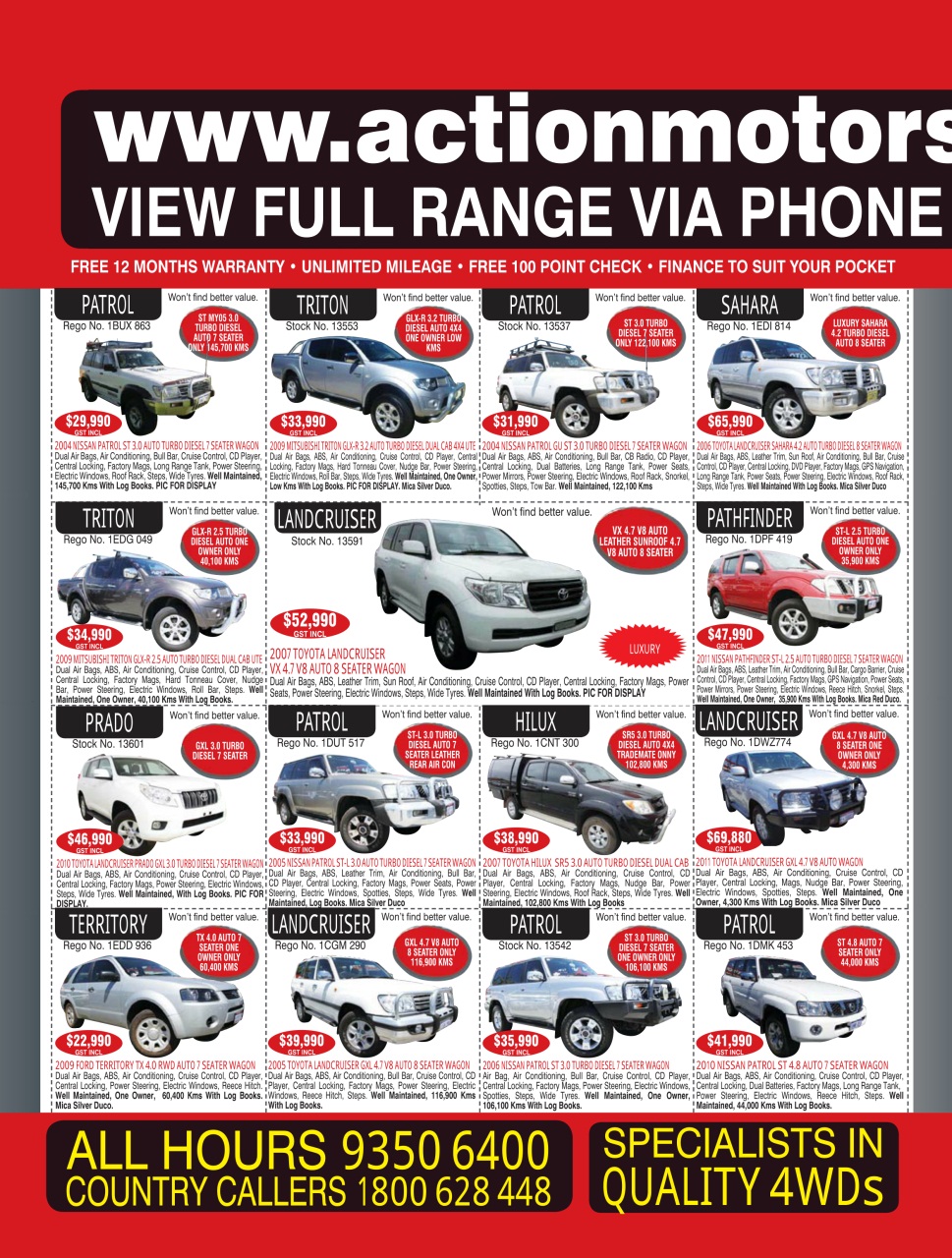 AutoTrader Preview Pages