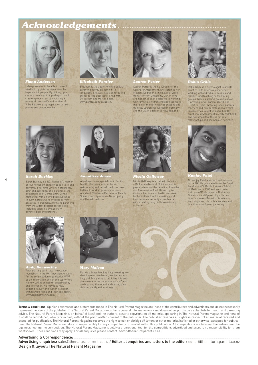 The Natural Parent Magazine Preview Pages