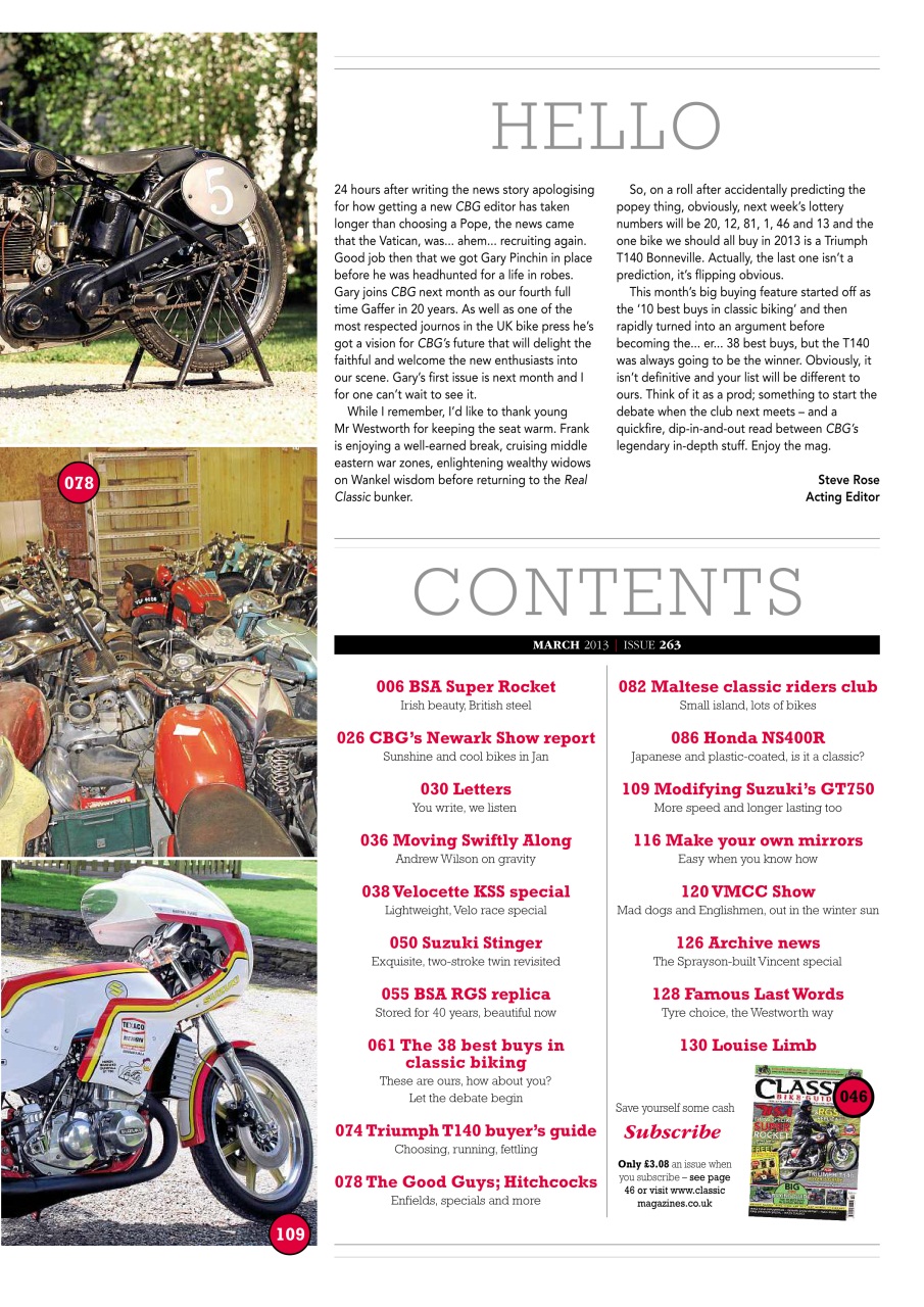 Classic Bike Guide Preview Pages