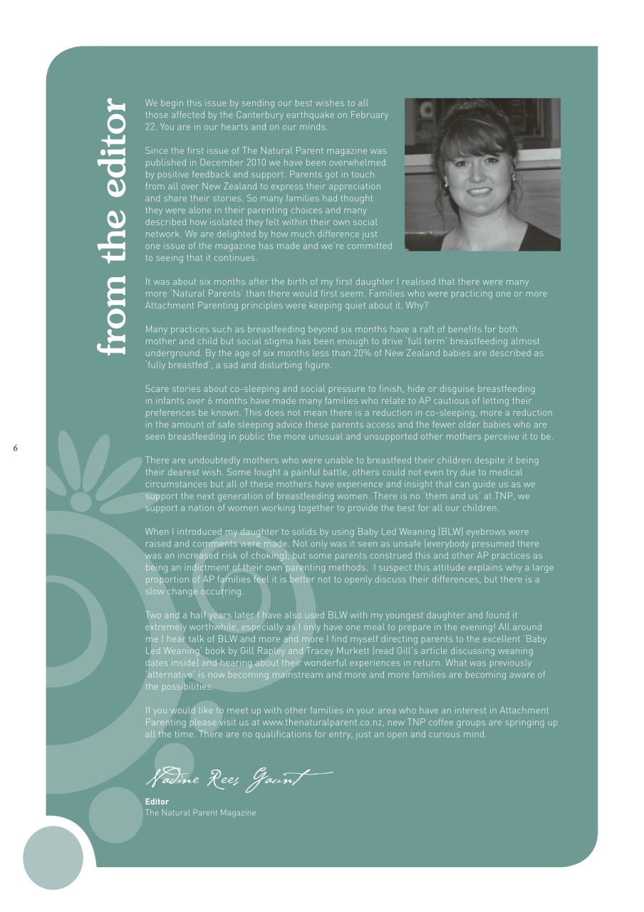 The Natural Parent Magazine Preview Pages