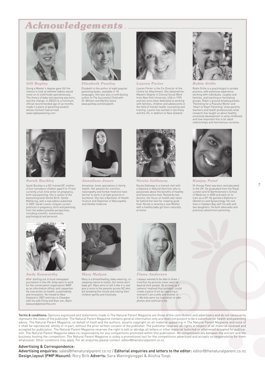 The Natural Parent Magazine Preview Pages