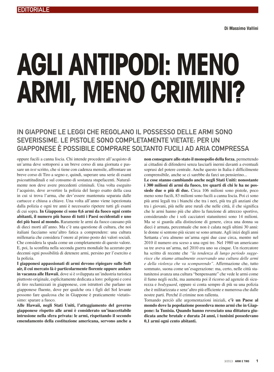 Armi E Tiro Preview Pages