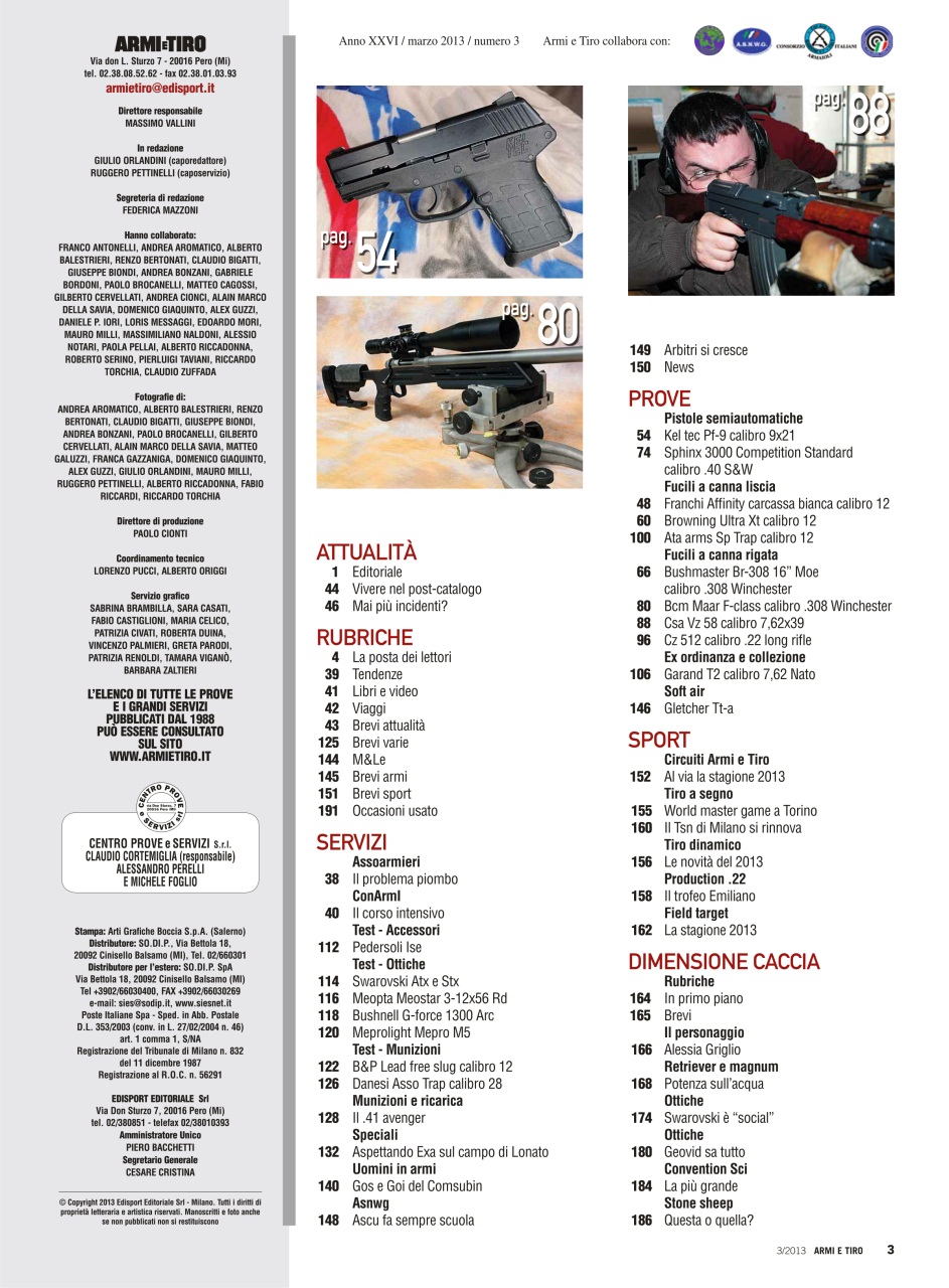 Armi E Tiro Preview Pages