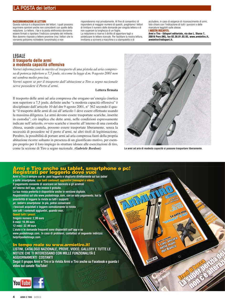 Armi E Tiro Preview Pages