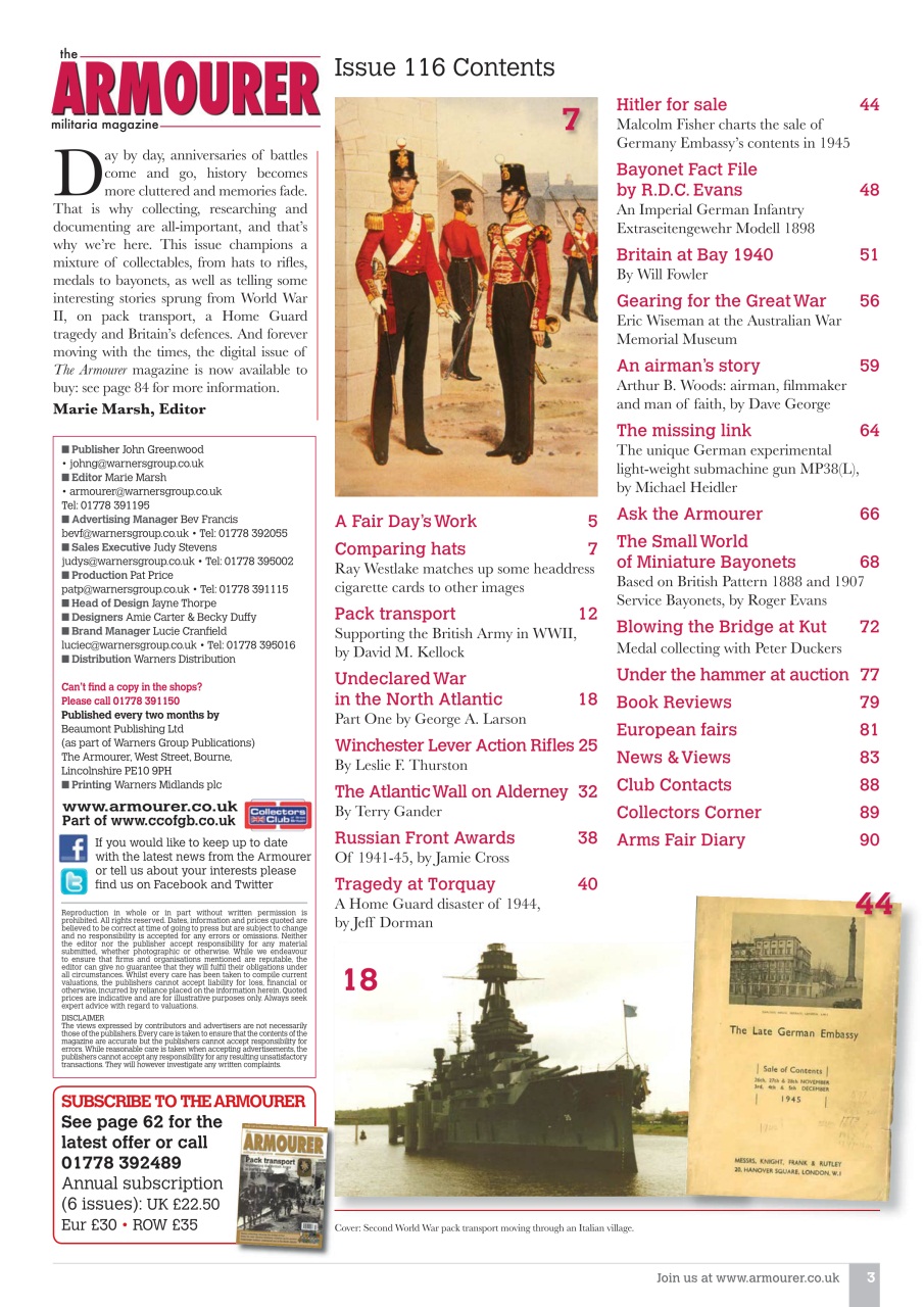 The Armourer Preview Pages