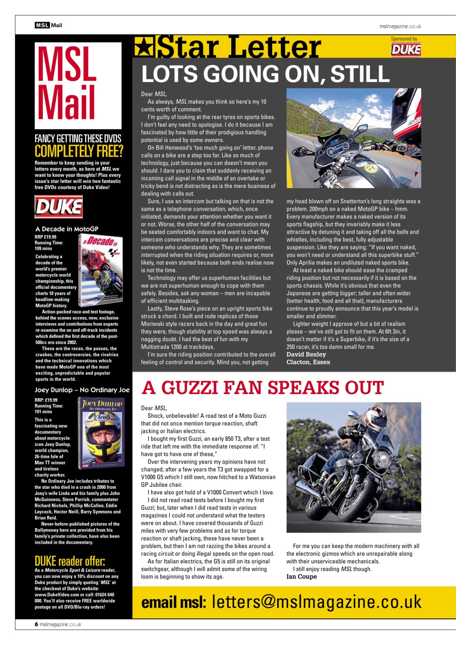 Motorcycle Sport & Leisure Preview Pages