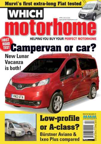 What Motorhome magazine issue Which Motorhome April 2013
