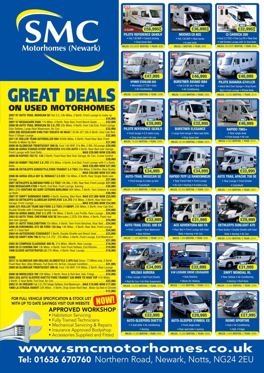 What Motorhome magazine Preview Pages
