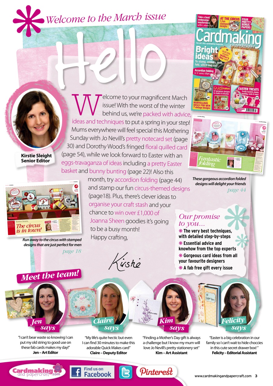 Cardmaking & Papercraft Preview Pages