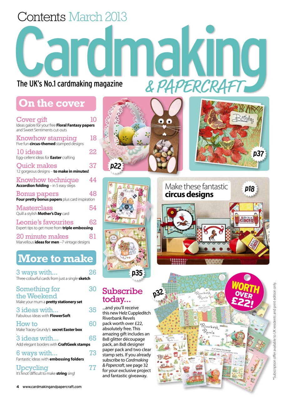 Cardmaking & Papercraft Preview Pages