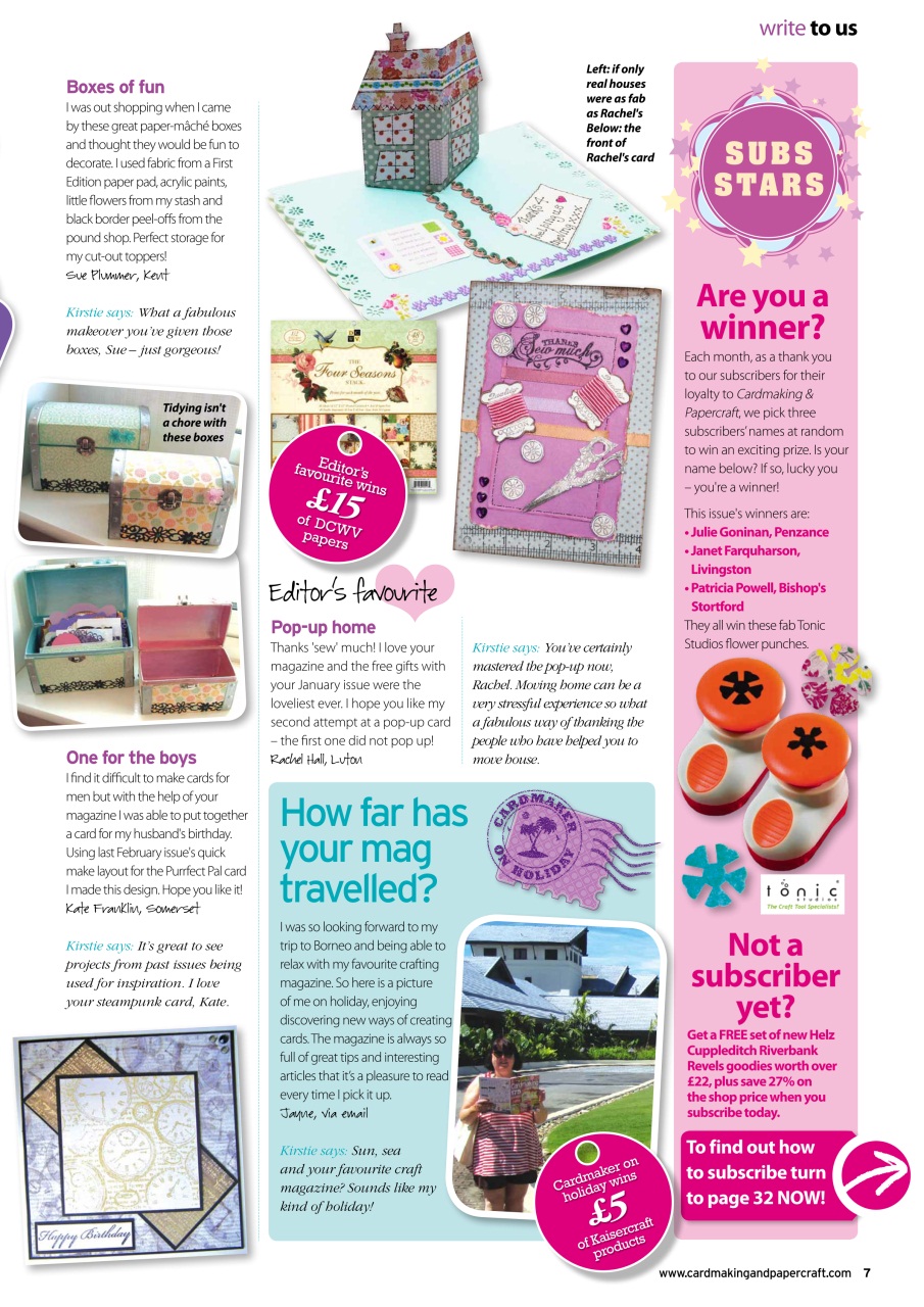 Cardmaking & Papercraft Preview Pages