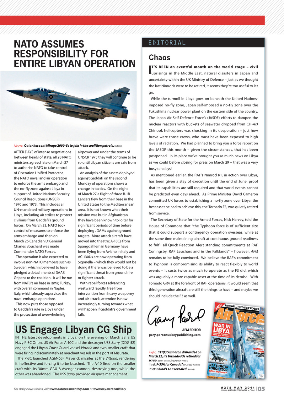 AirForces Monthly Preview Pages