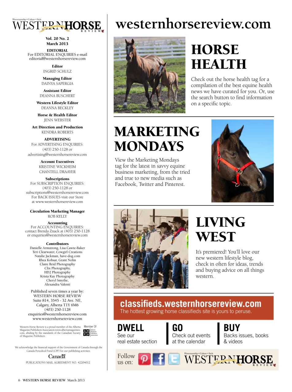 Western Horse Review Preview Pages