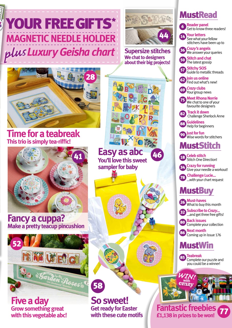 Cross Stitch Crazy Preview Pages