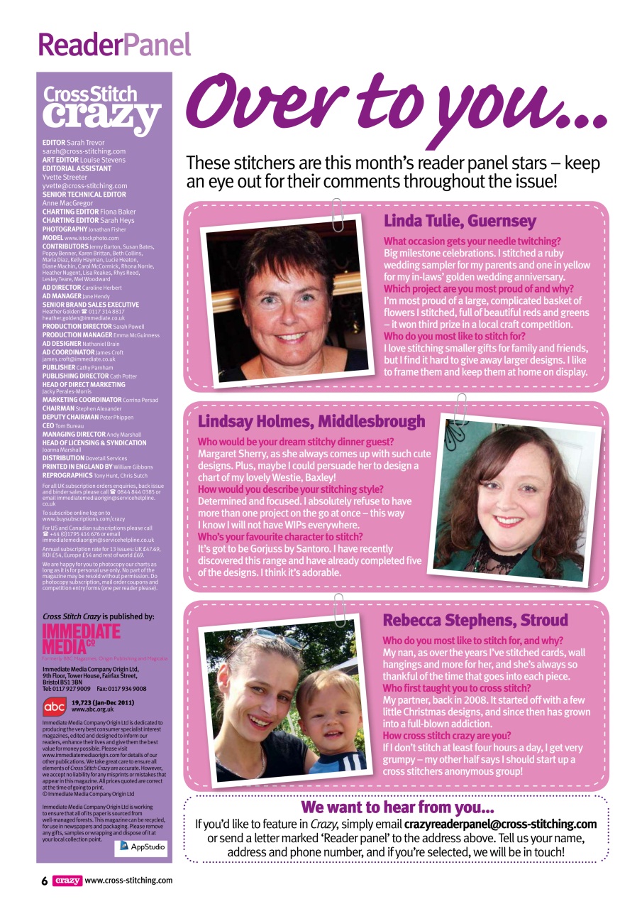 Cross Stitch Crazy Preview Pages