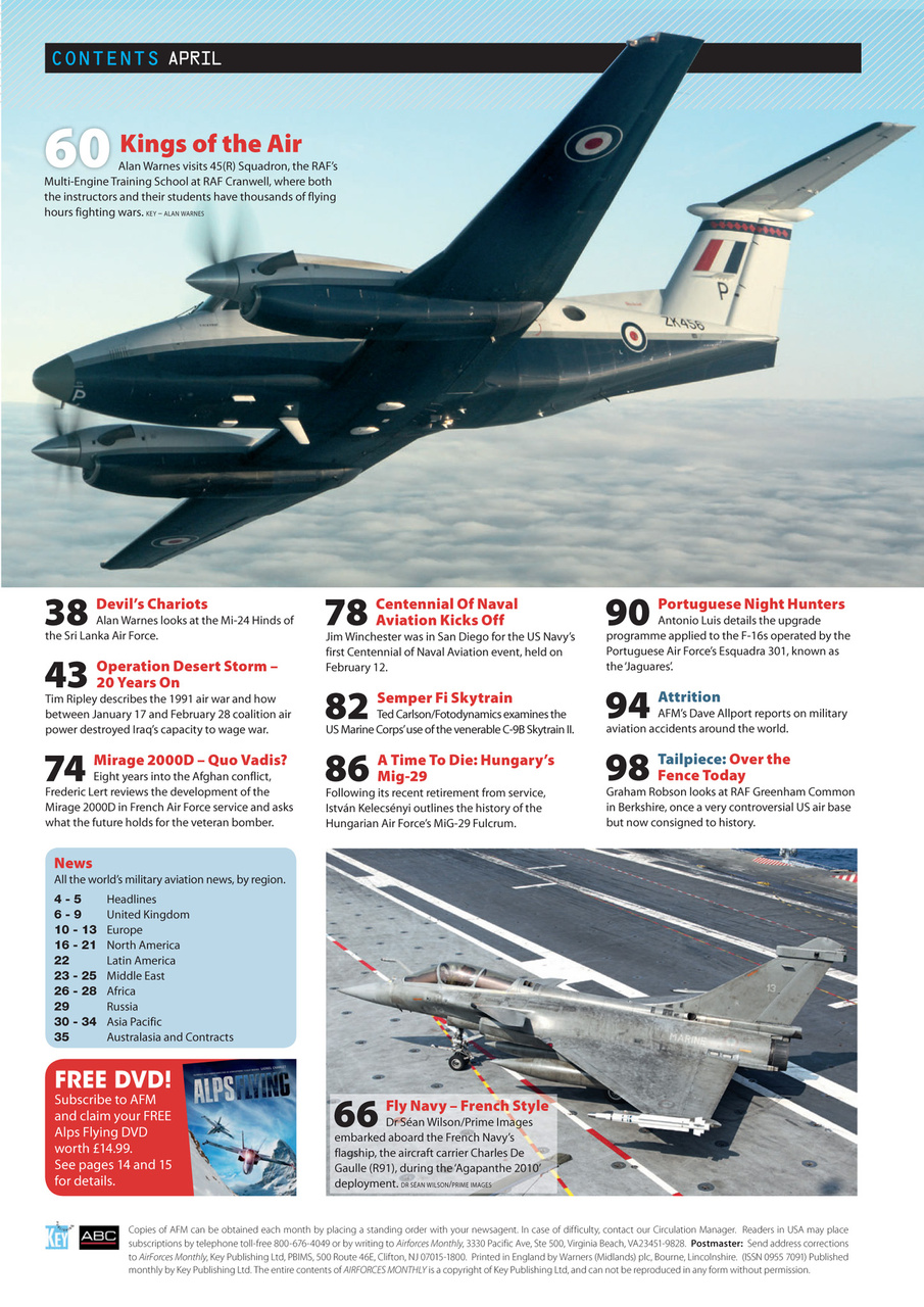 AirForces Monthly Preview Pages