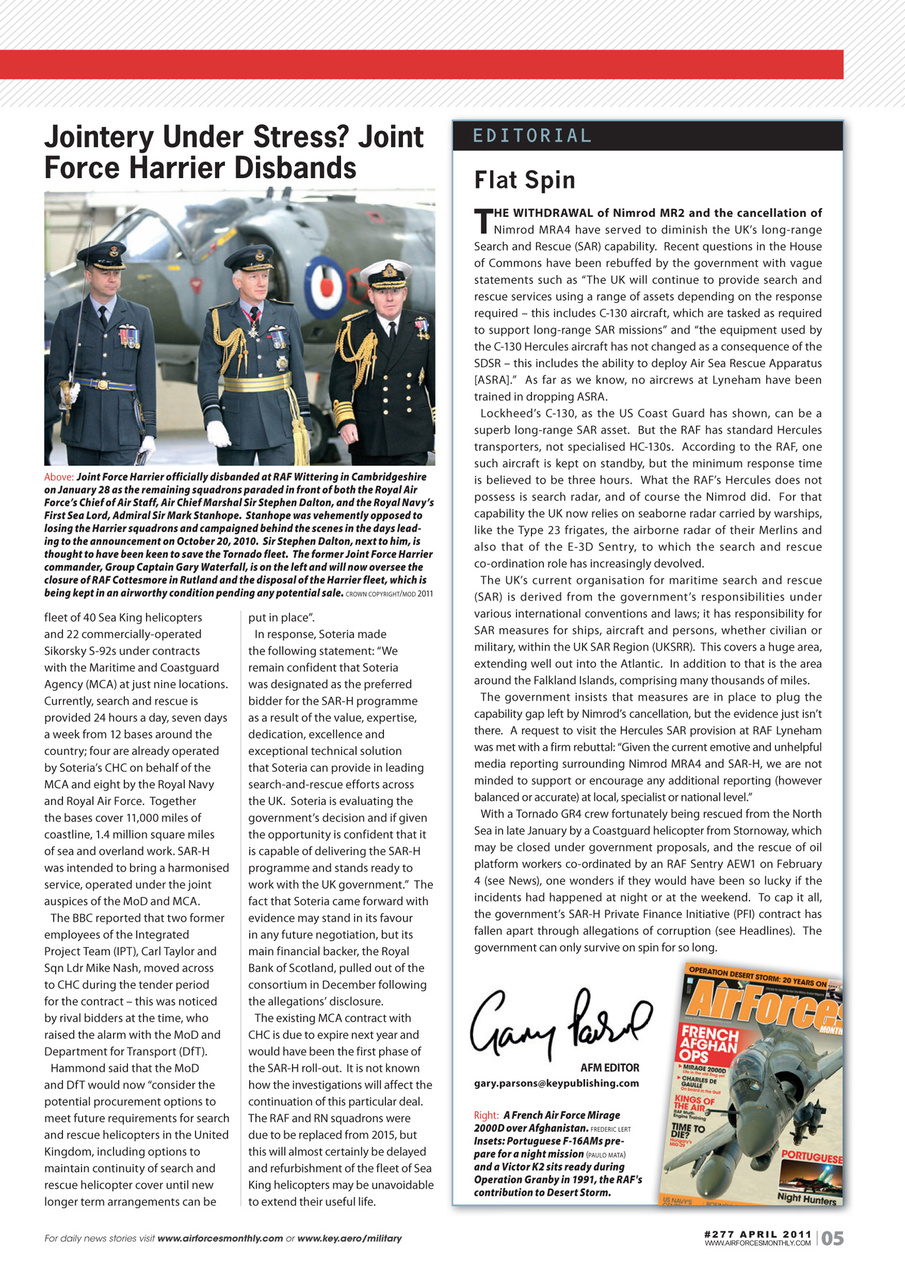 AirForces Monthly Preview Pages
