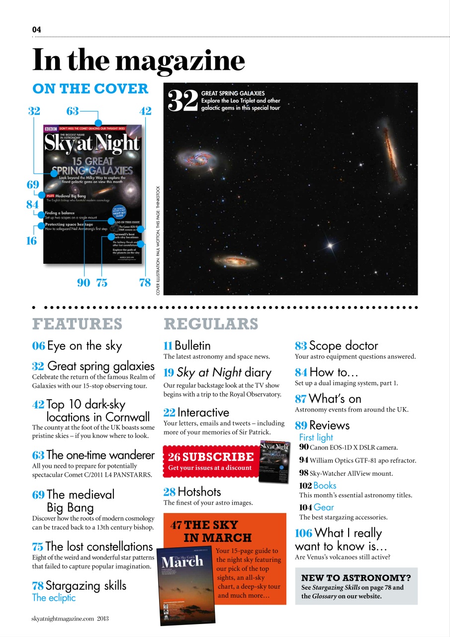BBC Sky at Night Magazine Preview Pages