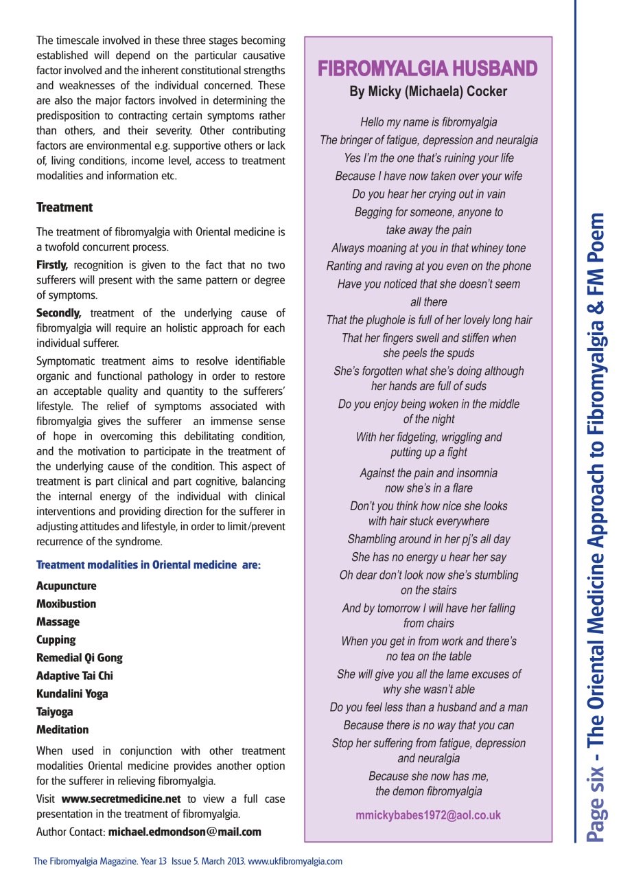 Fibromyalgia Magazine Preview Pages