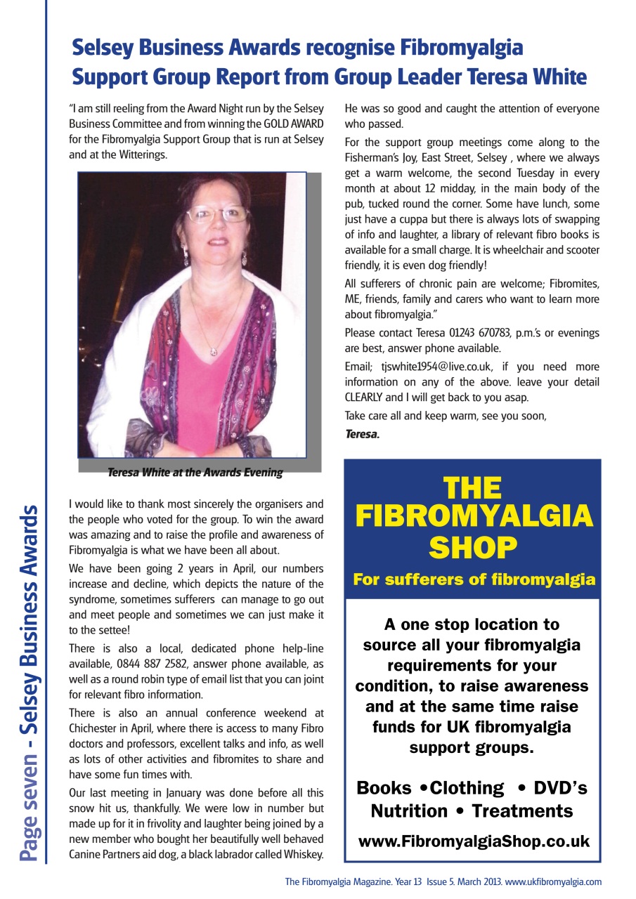 Fibromyalgia Magazine Preview Pages
