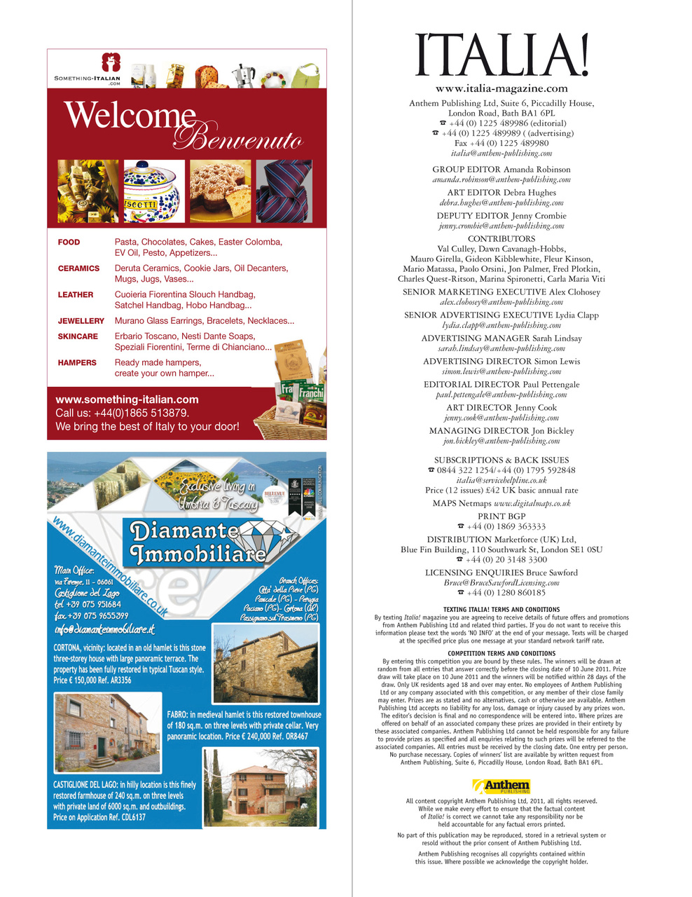 Italia! Preview Pages