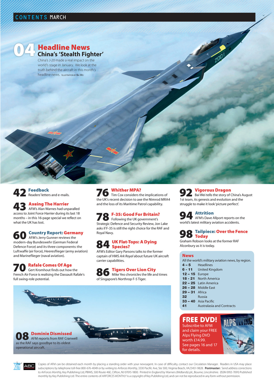 AirForces Monthly Preview Pages