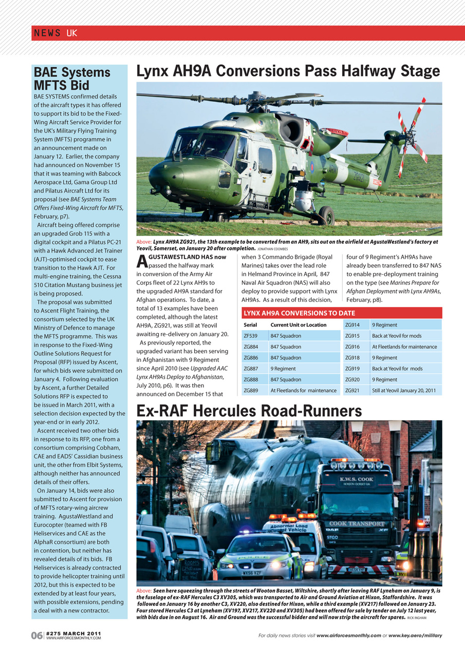 AirForces Monthly Preview Pages