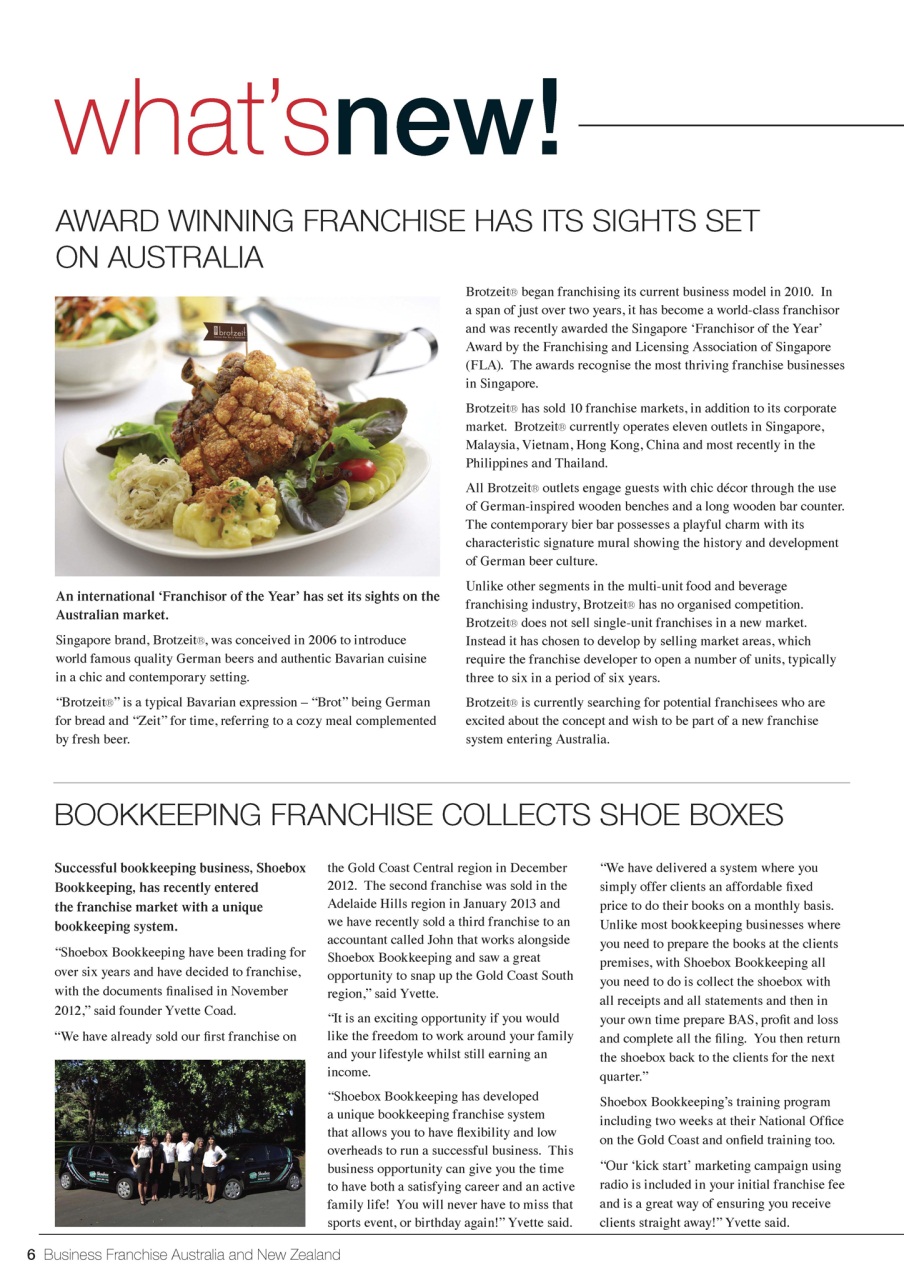 Business Franchise Australia&NZ Preview Pages