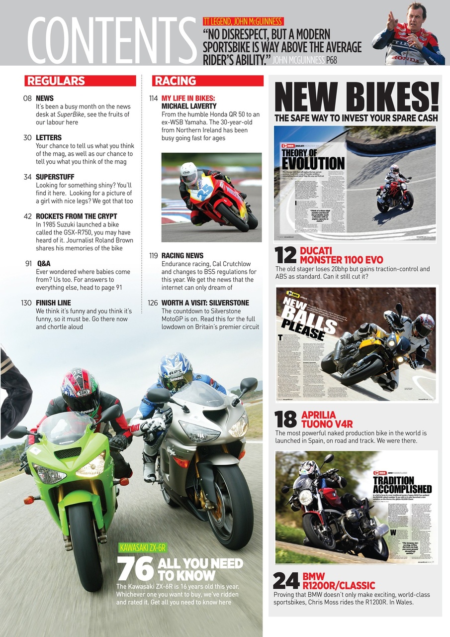 Superbike Magazine Preview Pages