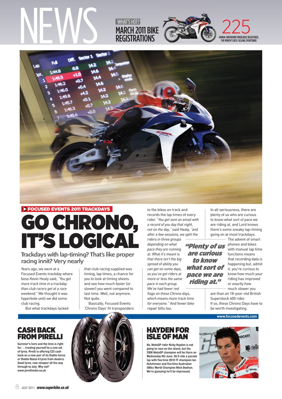 Superbike Magazine Preview Pages